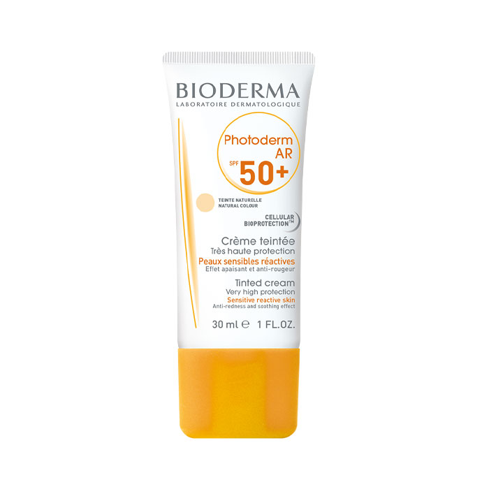کرم ضد آفتاب پوست های حساس و دارای قرمزی بایودرما SPF 50 مدل Photoderm AR حجم 30 میلی لیتر