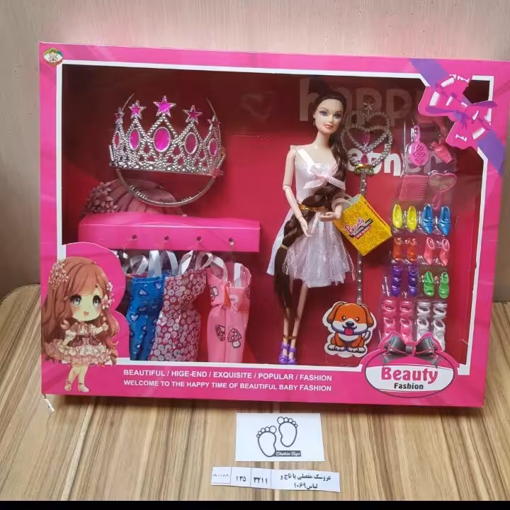 عروسک مفصلی تاج دار