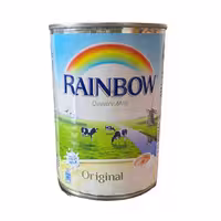 شیر مایع ابوقوس 385 میل  Rainbow Quality Milk