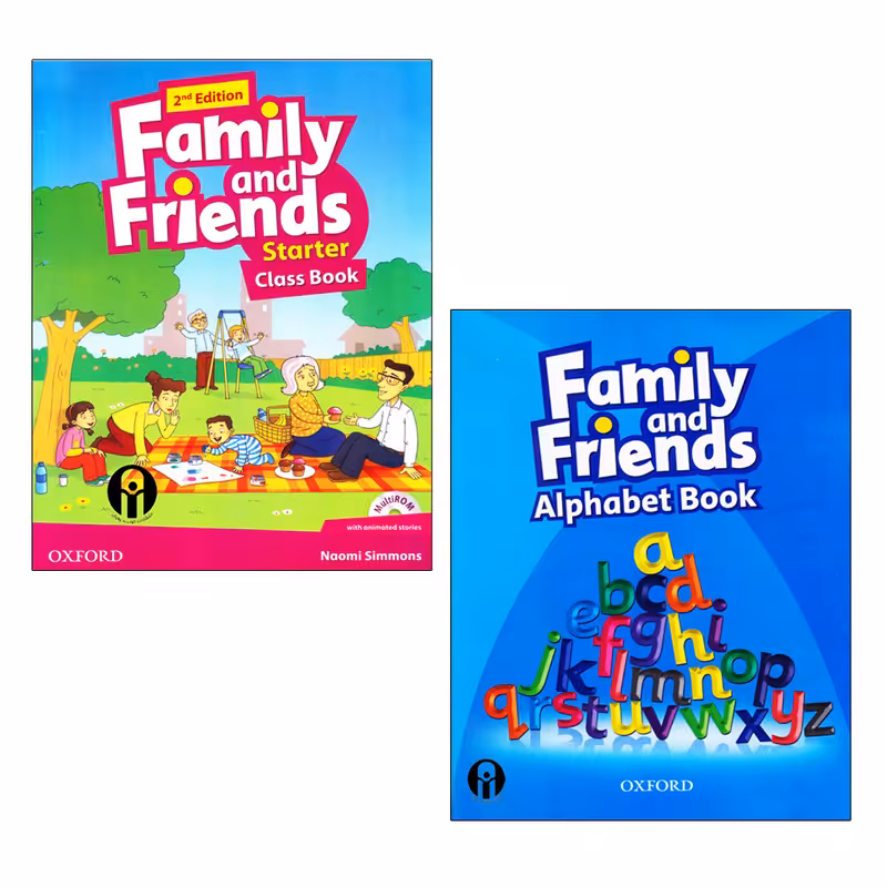کتاب Family And Friends Starter اثر Naomi Simmons انتشارات الوندپویان دو جلدی