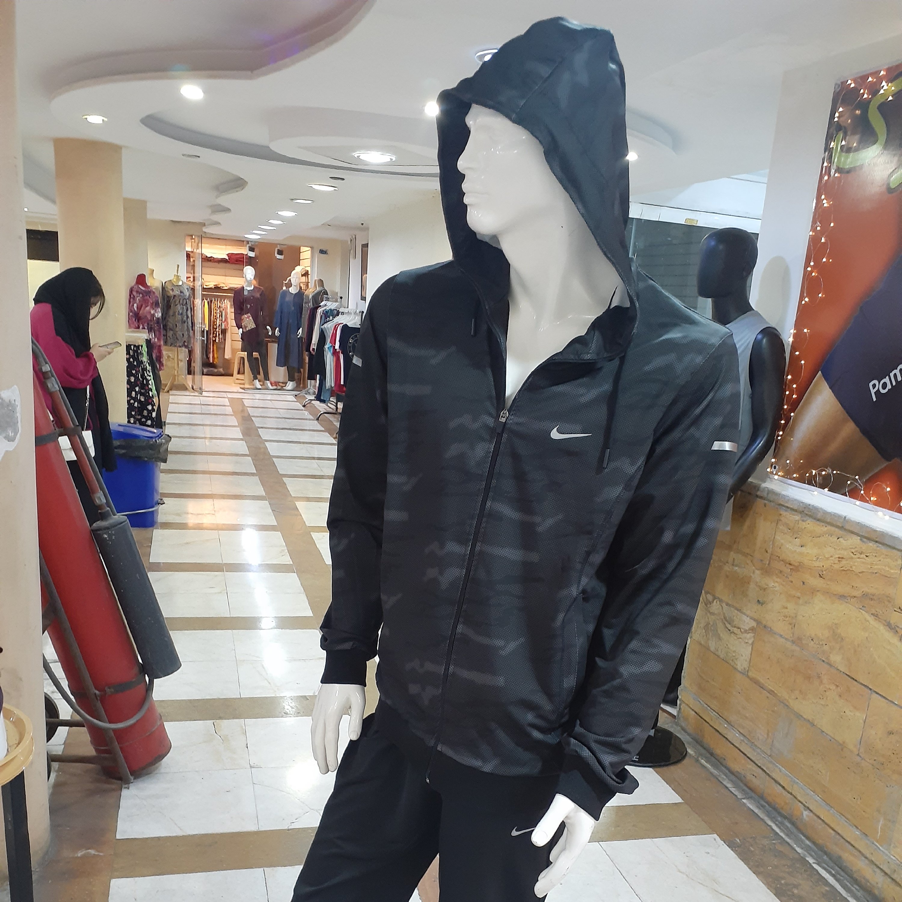 سویشرت کلاه دار با شلوار ست مردانه