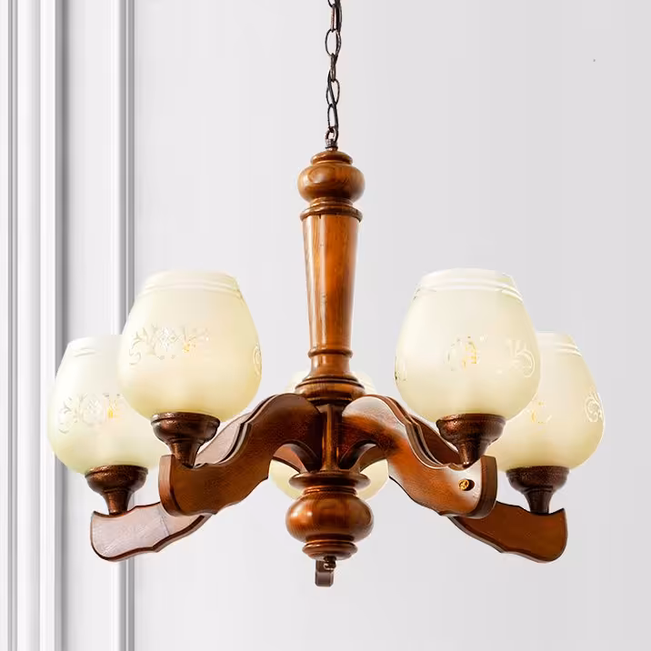 لوستر دارکار مدل کلاسیک 5 شعله پس کرایه