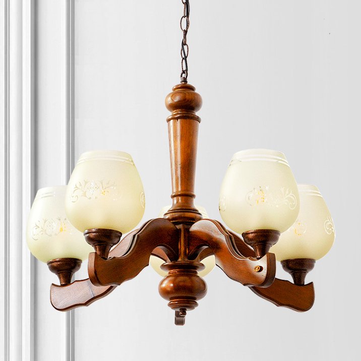 لوستر دارکار مدل کلاسیک 5 شعله پس کرایه