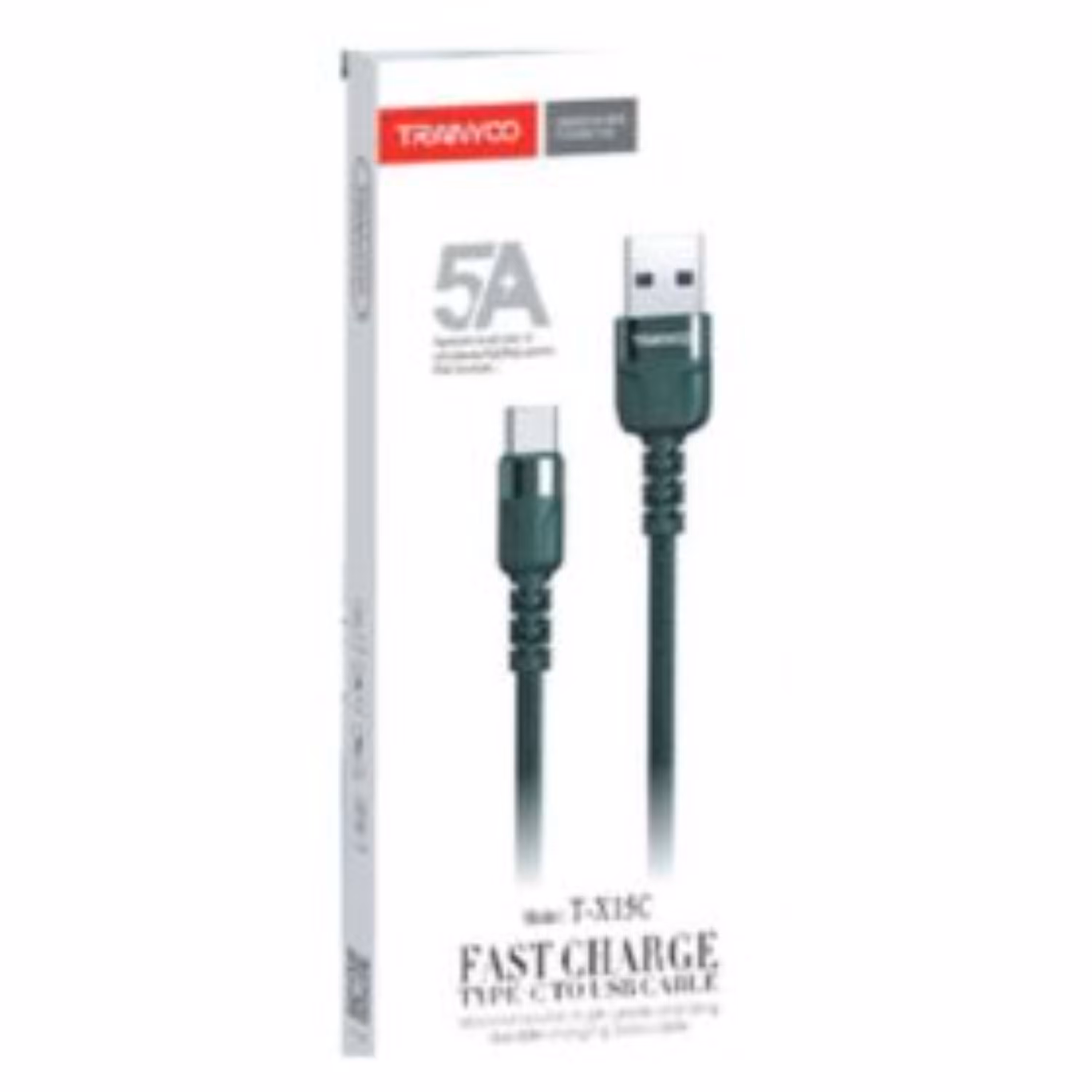 کابل شارژ TRANYOO مدل t-x15c تایپ سی