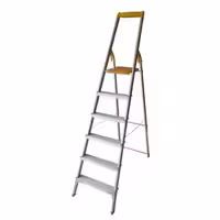 نردبان خانگی آلومینیومی 6 پله معمولی آریس