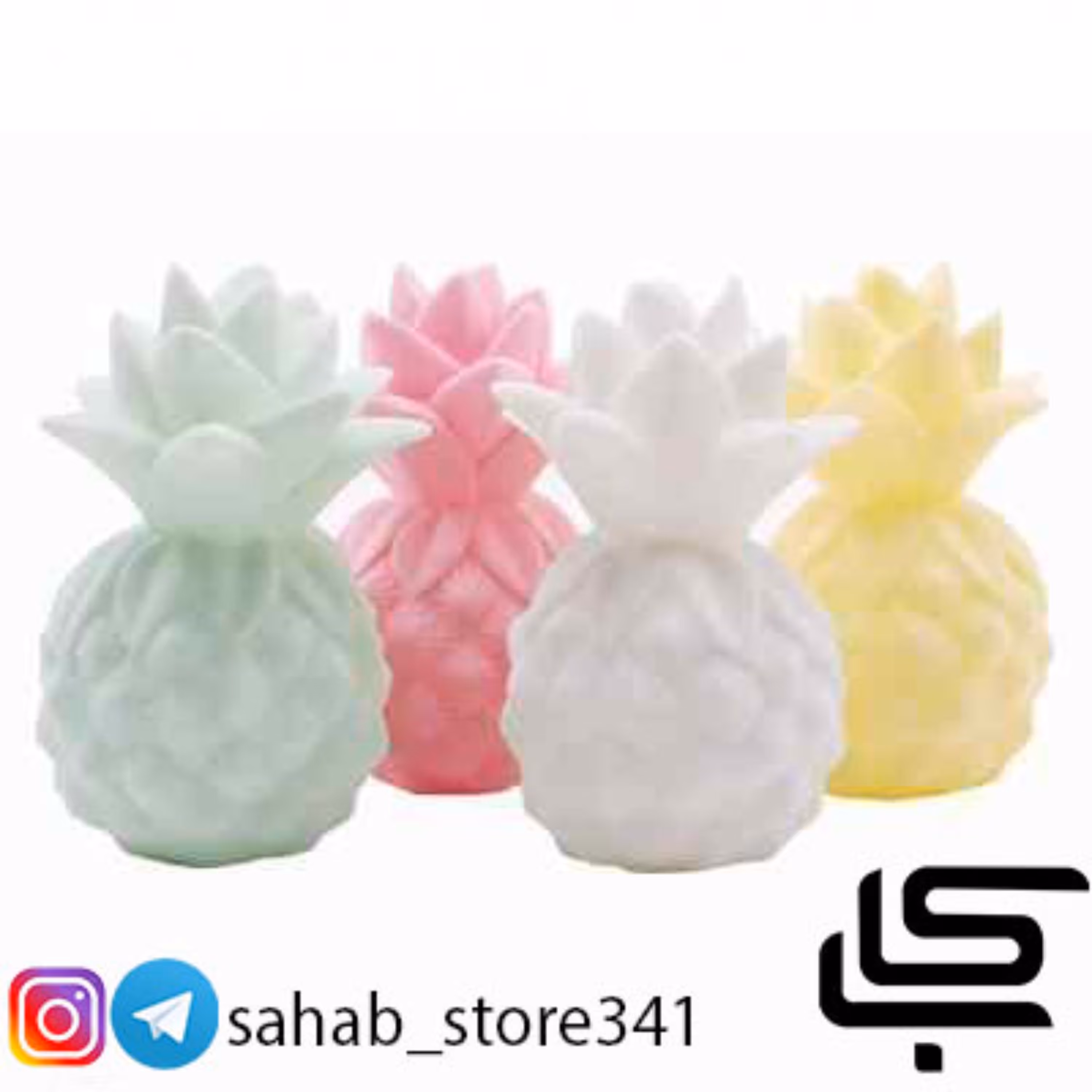چراغ خواب سیلیکونی آناناس