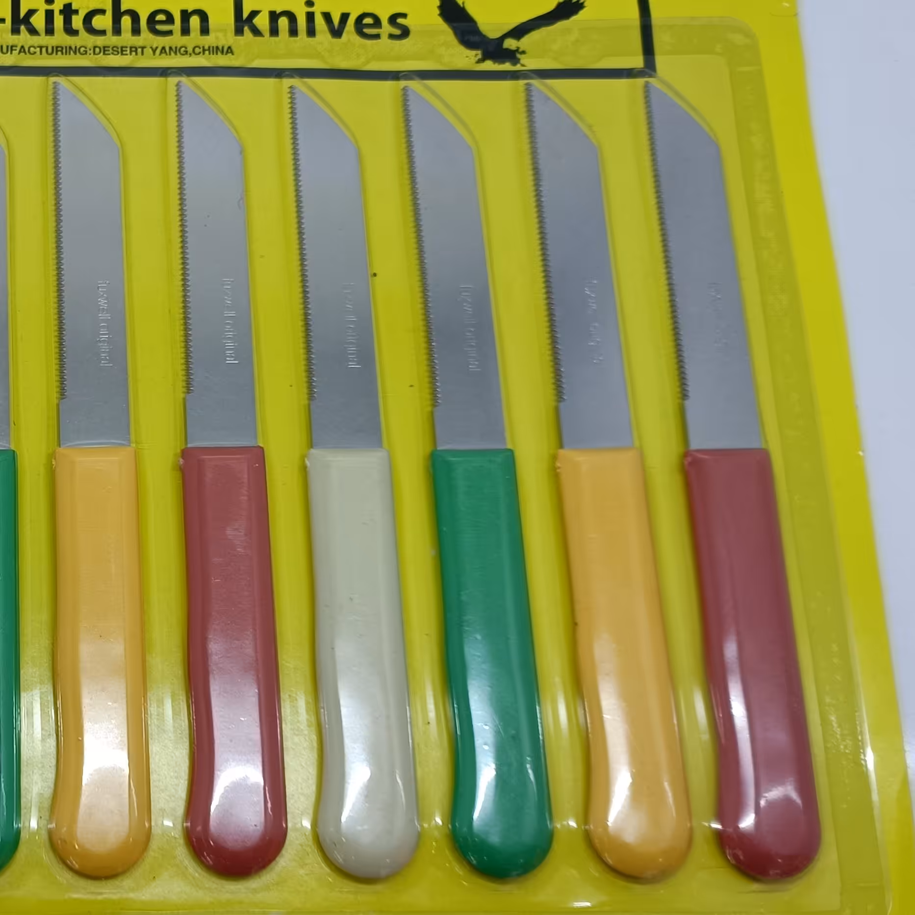 پک 12 عددی چاقو میوه خوری در چهار رنگ متفاوت