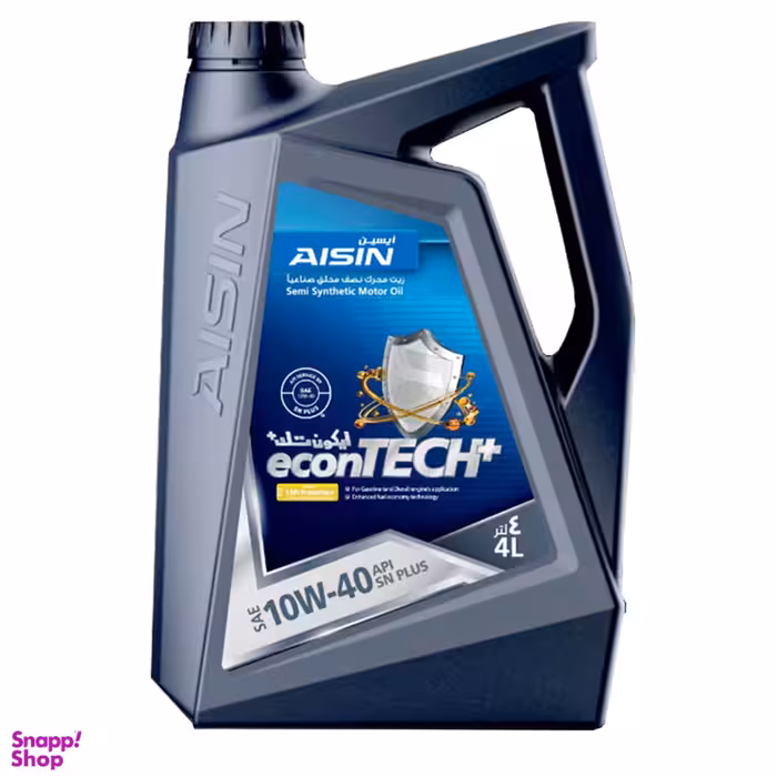 روغن موتور خودرو آیسین مدل 10W40 SN Plus ظرفیت 4 لیتر