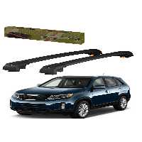 جعبه بار سقفی مشکی KIA SORENTO 2010 2015 CARRIER LOCKED SEARFALL CROSS BAR Thunder
