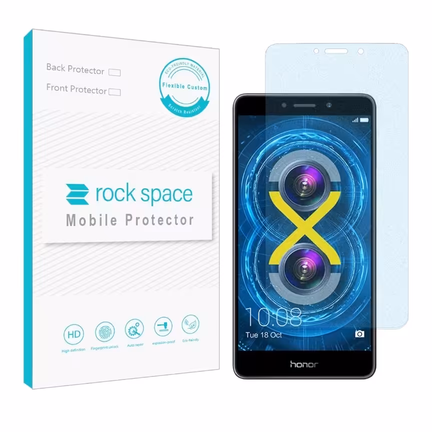  گلس نانو مات بلوکات (ضد اشعه آبی) و ضد ضربه گوشی آنر 6X برند راک اسپیس 



