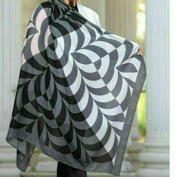 روسری جناغی دستدوز