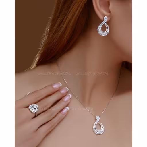 نیمست نقره عیار 925 کد 2