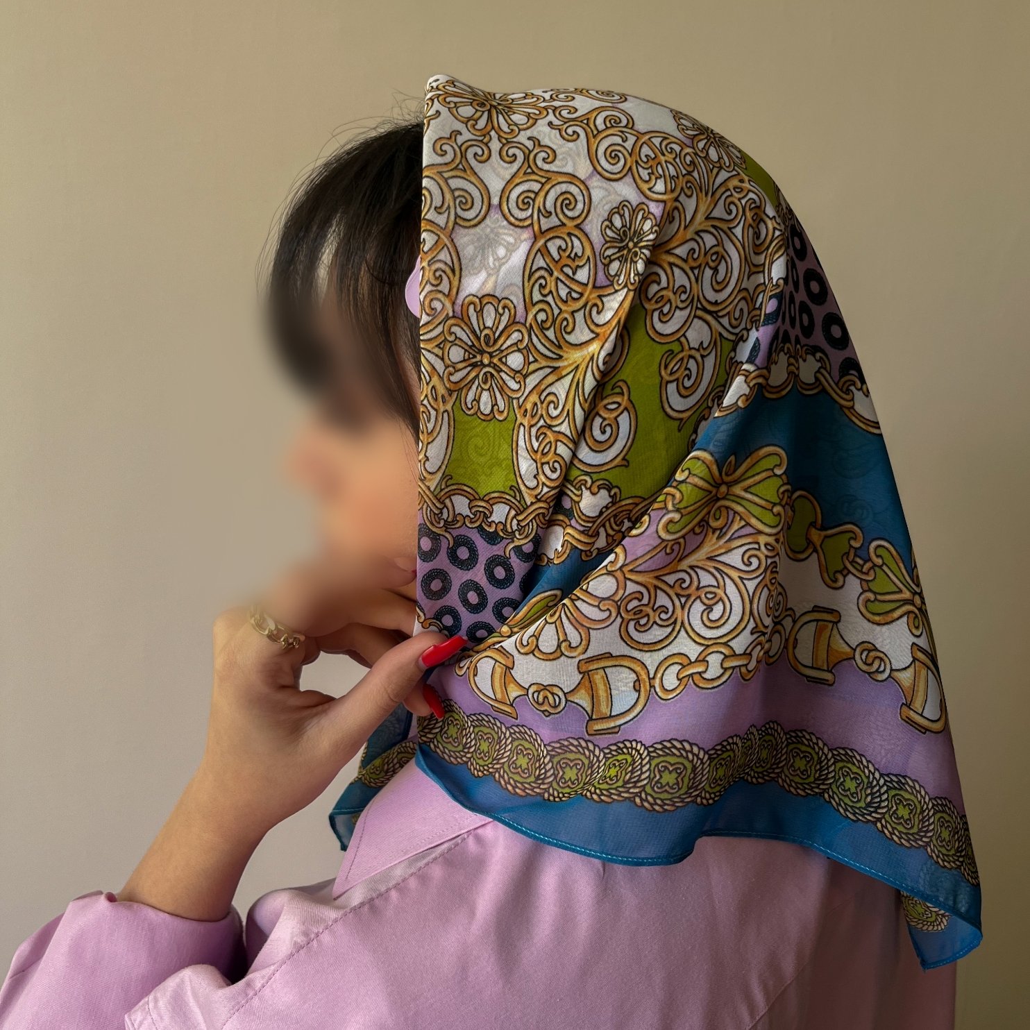 مینی اسکارف حریر