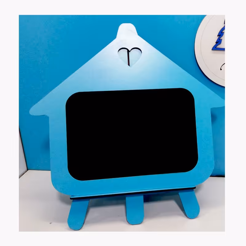 تخته گچی چوبی طرح کلبه همراه پایه بوم هپی نی نی کالا