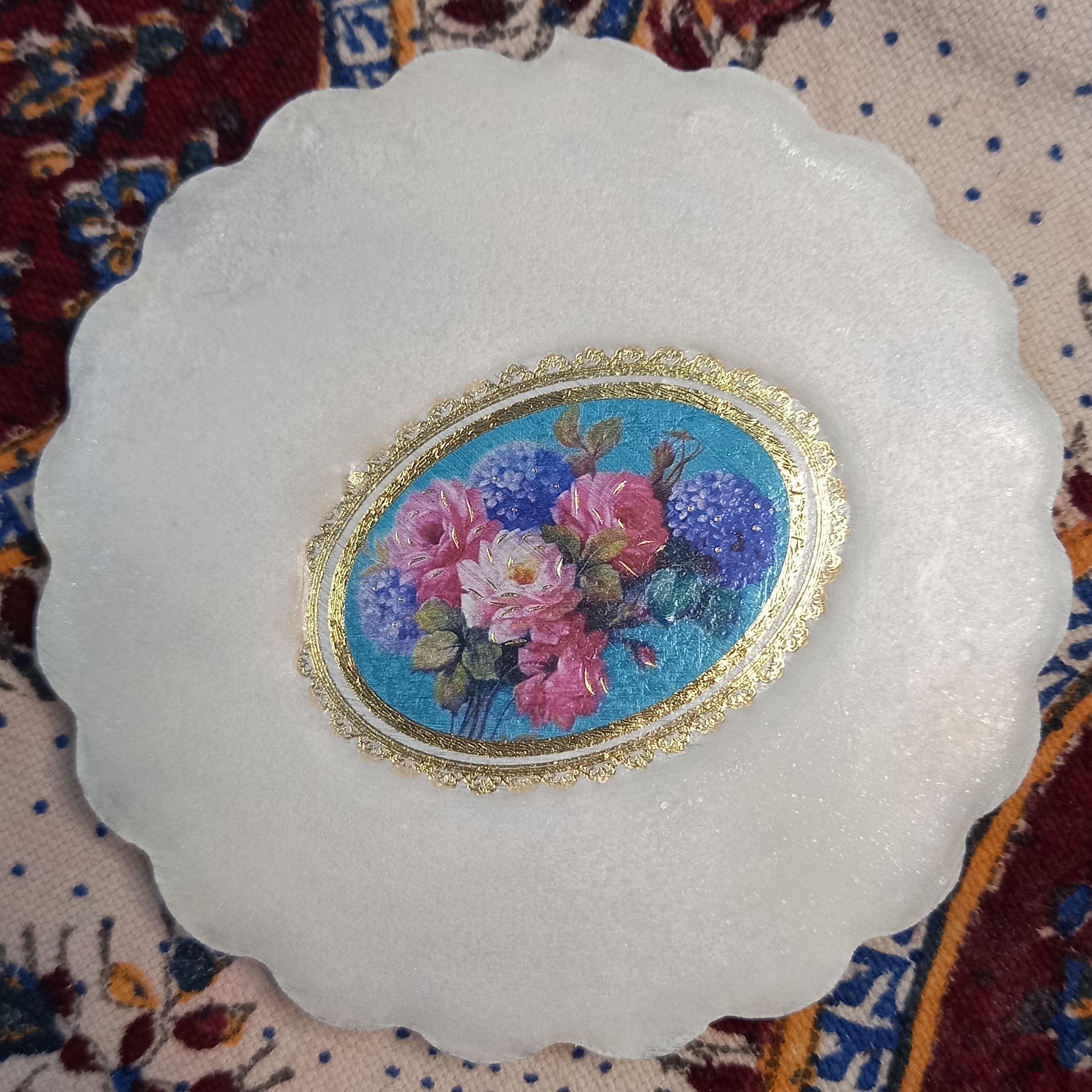 زیرلیوانی چوبی رزینی