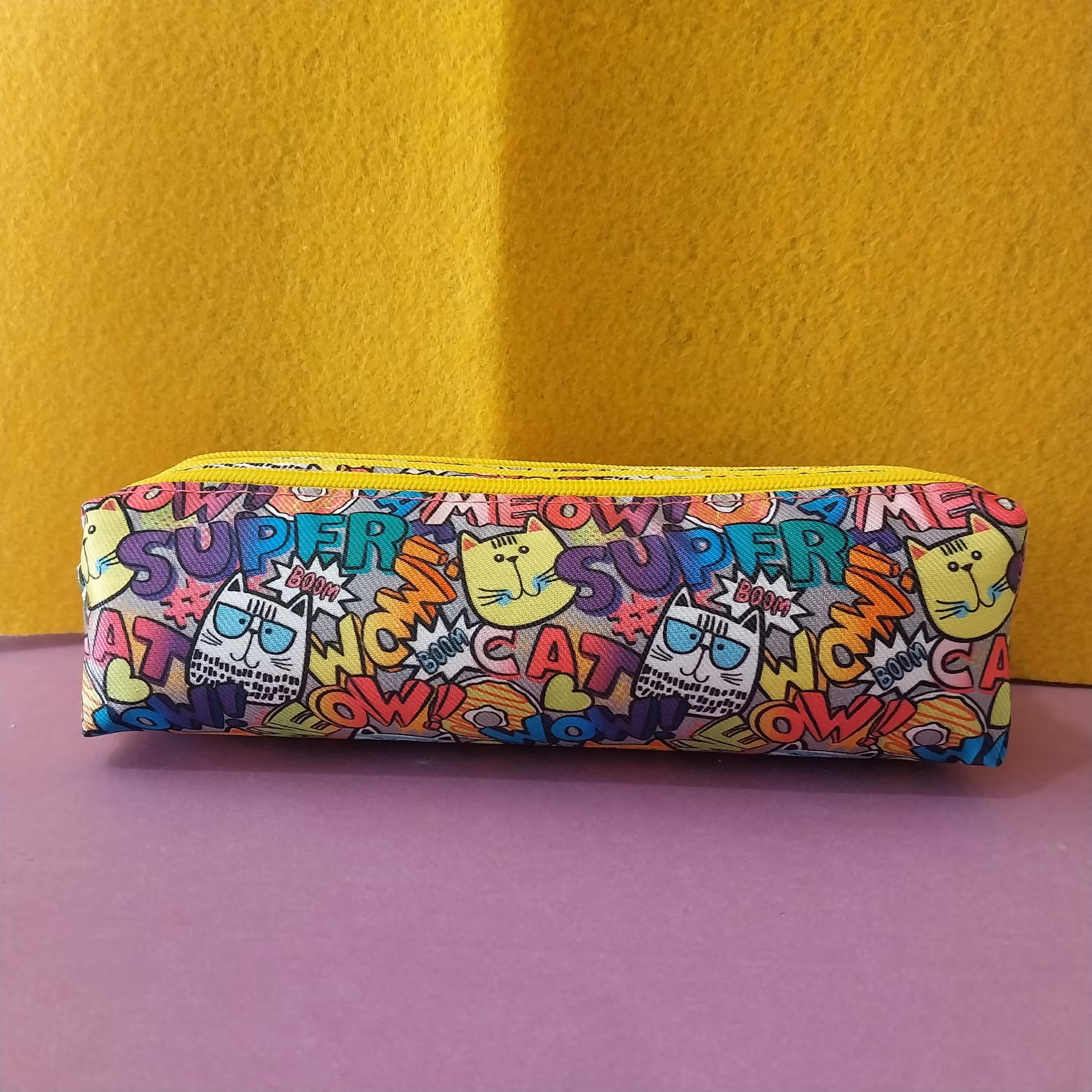 جامدادی سه زیپ فانتزی طرح کارتوتی 