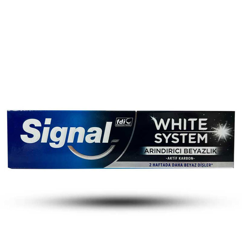 خمیردندان سیگنال مدل وایت سیستم White System حجم 75 میل | فروشگاه ارس ترک