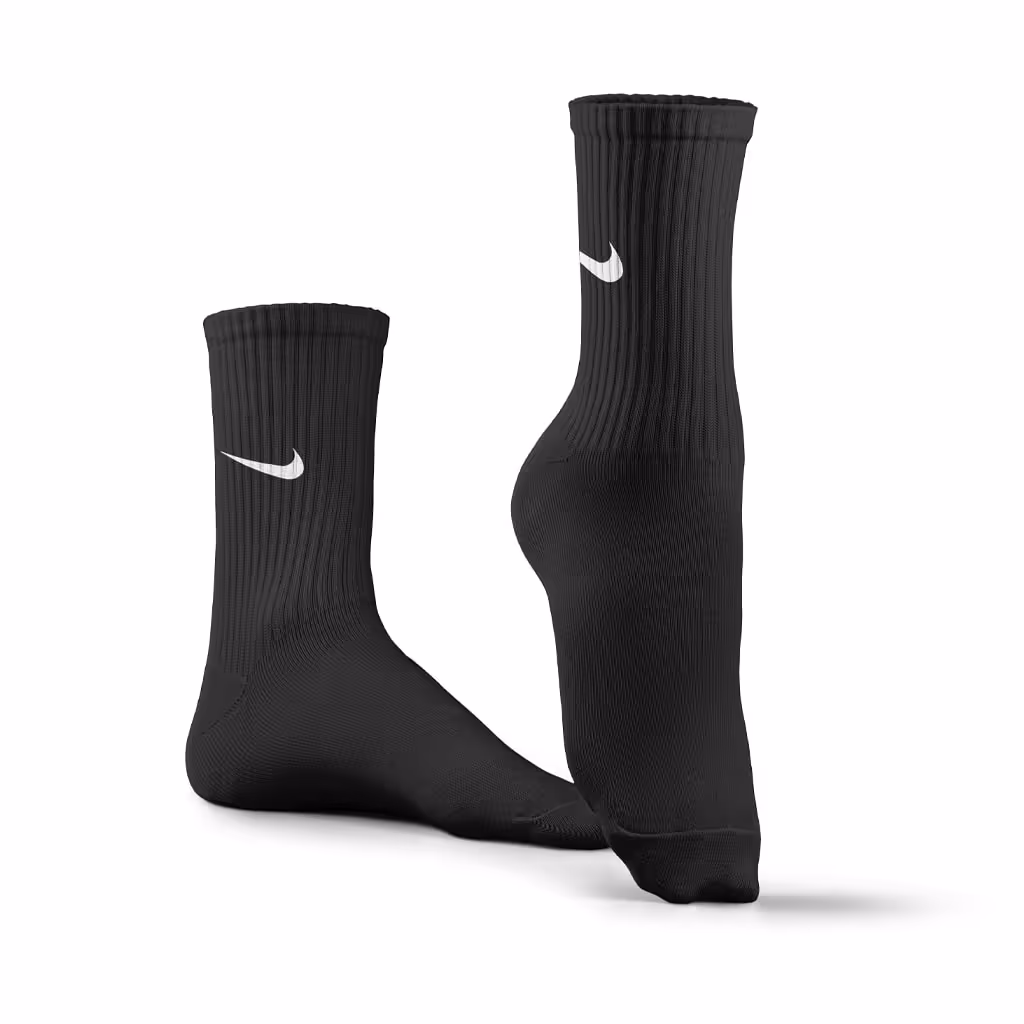 جوراب ورزشی ساق بلند نایکی مدل NSB-200 | مشکی