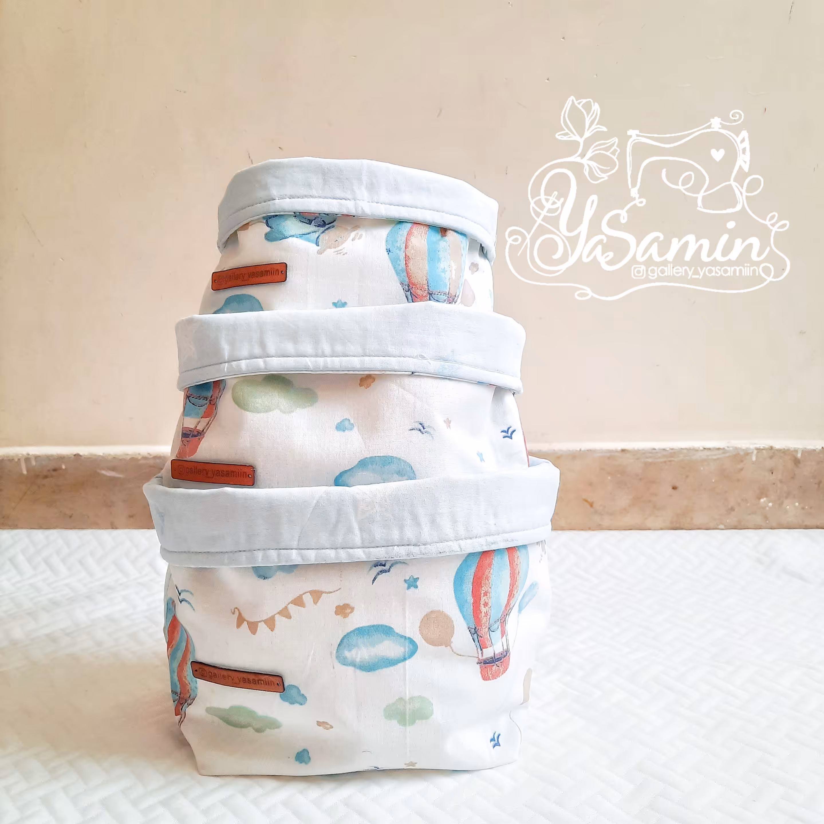 باکس پارچه ای ، دو رو ، در سه سایز ، قابل شستشو