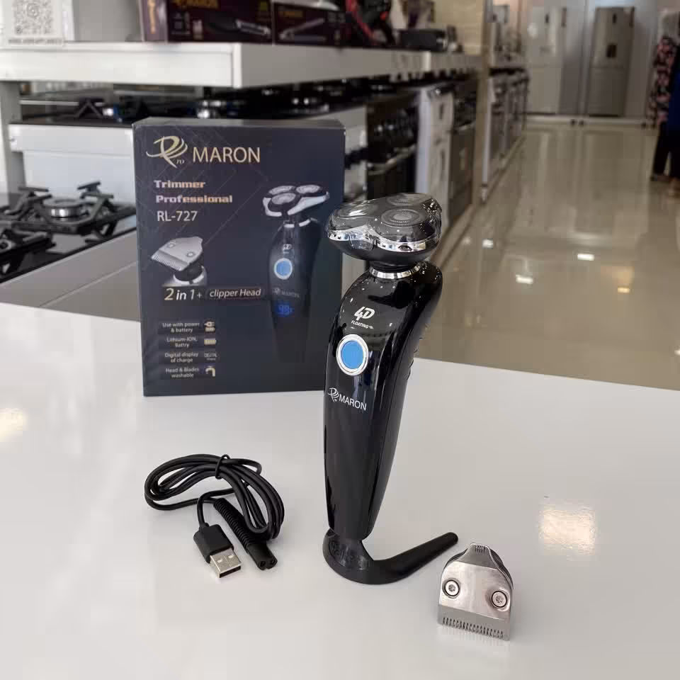 پرو مارون ریش تراش دو سره دیجیتالی مدل 727