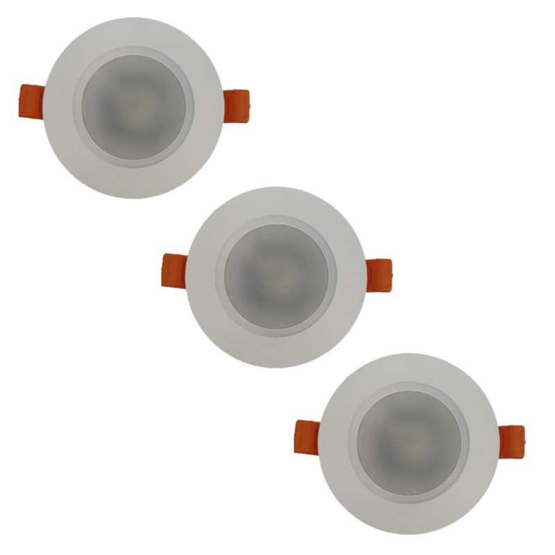 پنل سقفی ال ای دی 7 وات پرتو الکتریک مدل PR-7W بسته 3 عددی