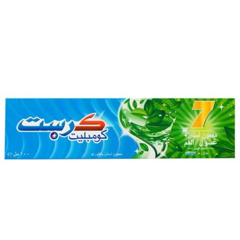 خمیر دندان کرست مدل Complete 7 Mint &amp; Thyme حجم 100 میلی لیتر | فروشگاه اینترنتی تاتا کالا