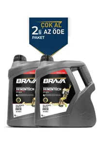 روغن و مکمل موتور XENONTCH FULL SYNTHETIC 0W30 2X 4 LT Brava
