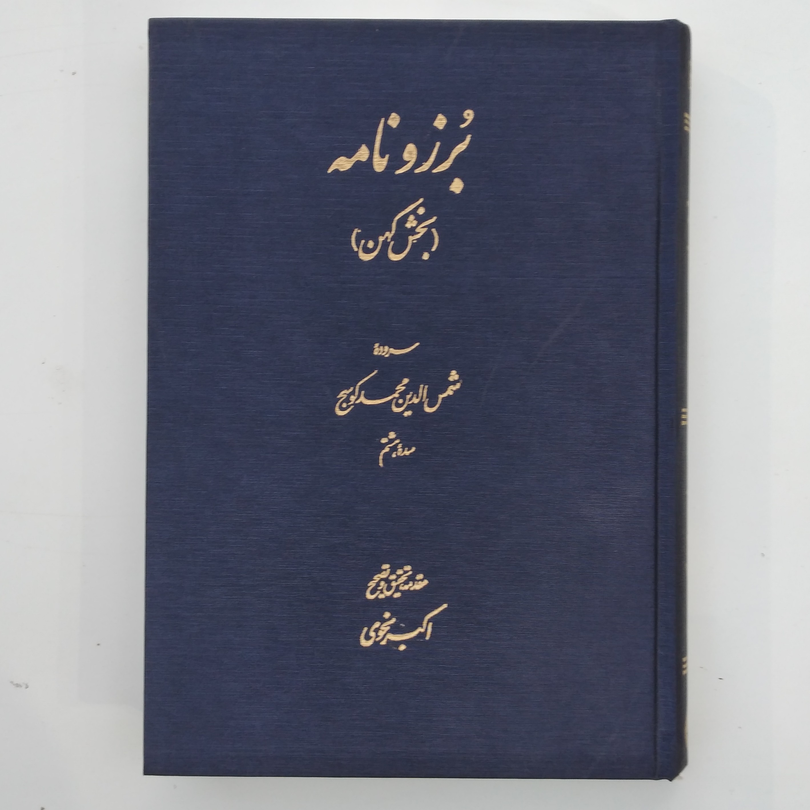 کتاب برزو نامه بخش کهن سروده شمس الدین محمد کوسج