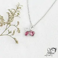 گردنبند نگین سوارسکی با نقره ایتالیا کد 13662