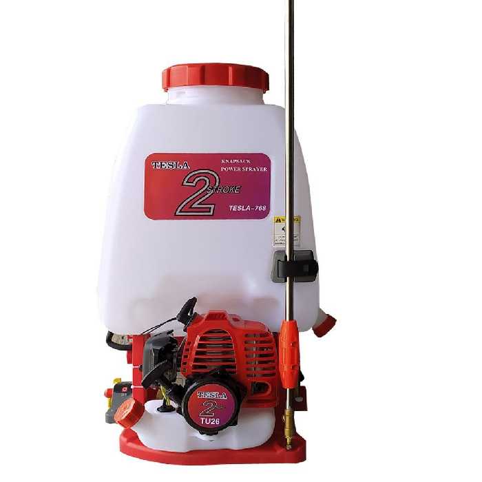 سمپاش لانسی موتوری تسلا 25 لیتری دو زمانه حرفه ای