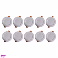 پنل توکار 9 وات رادیکال سایز 8 بسته 10 عددی