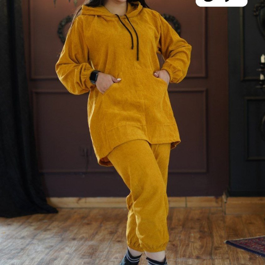 ست هودی و شلوار مخمل