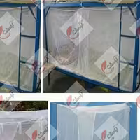 پشه بند تخته خوابی برند خوشنام هگمتان مخصوص یک نفر 