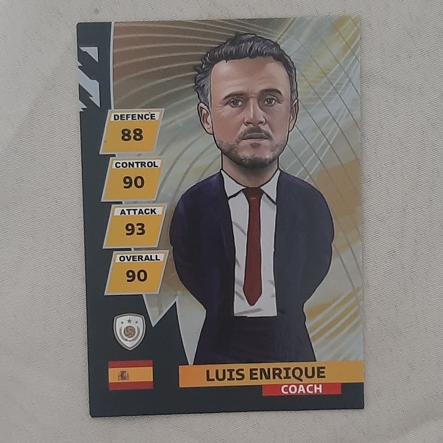 کارت فوتبالی کمیدی مربی LUIS ENRIQUE