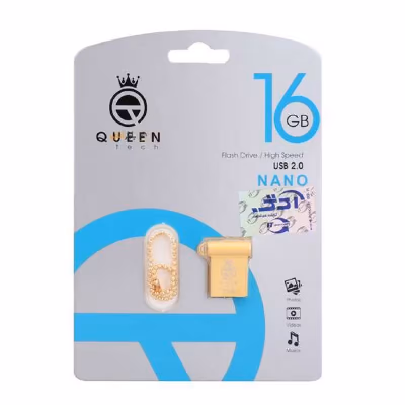 فلش مموری کوئین تک مدل NANO ظرفیت 16 گیگابایت