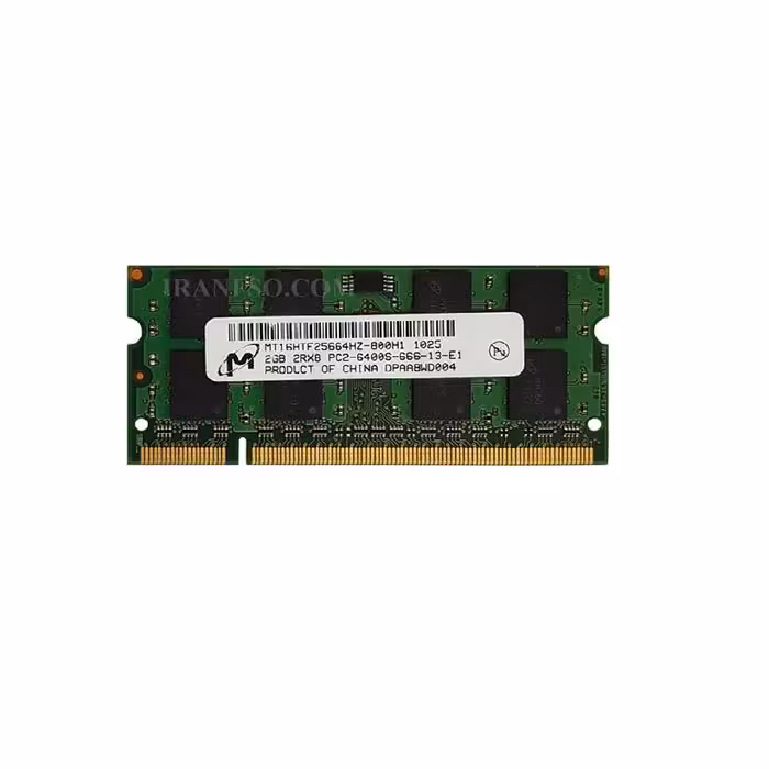 رم لپ تاپ DDR2 میکرون تکنولوژی 800-6400 MHZ 1.8V