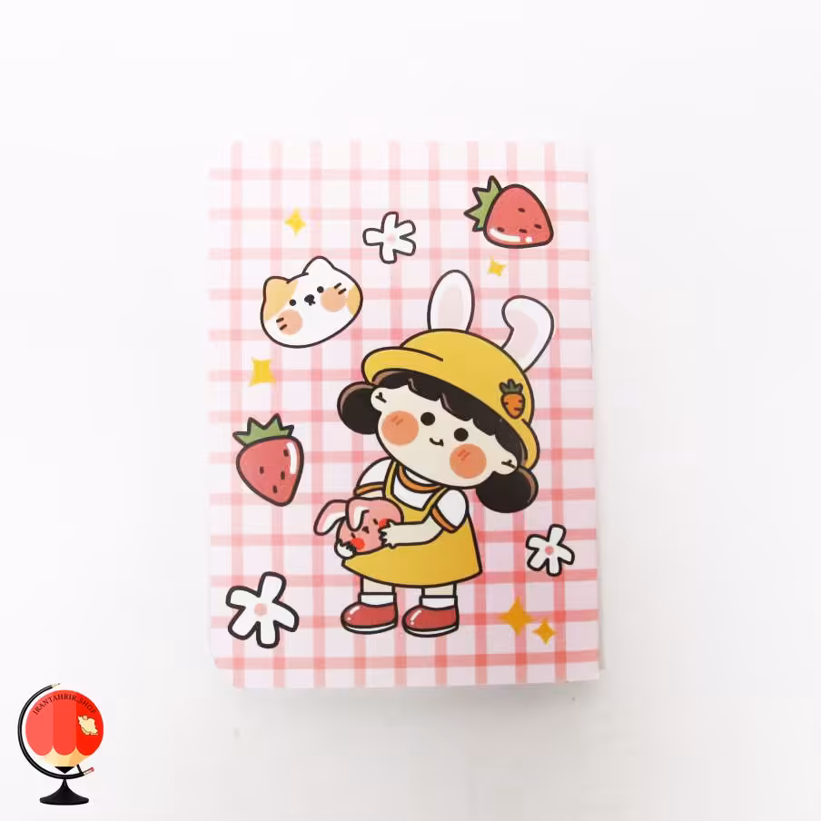 دفترچه یادداشت پاسپورتی سویل طرح توت فرنگی