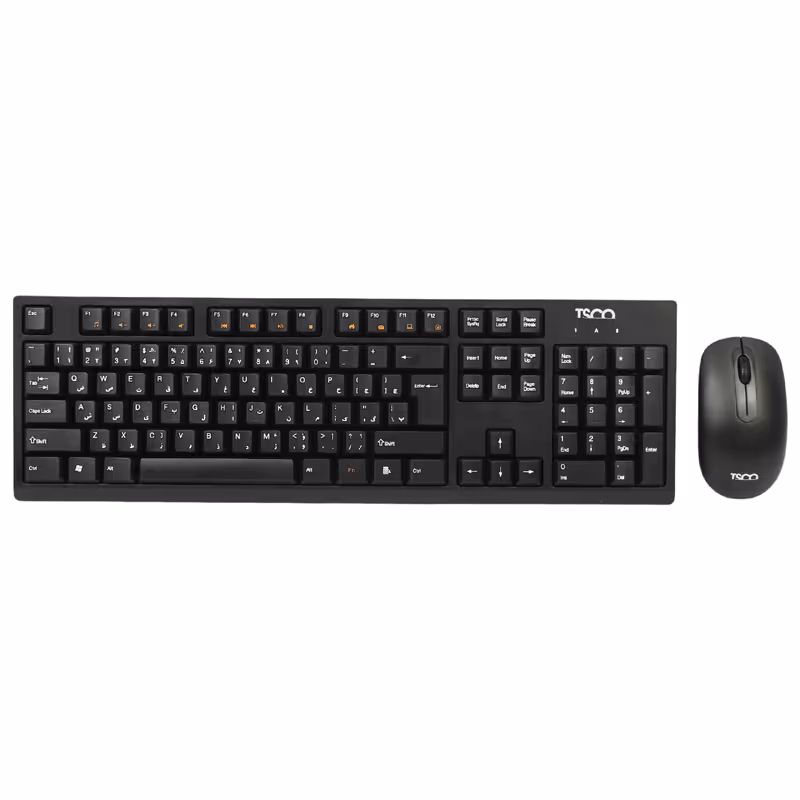 کیبورد و ماوس بی‌سیم تسکو مدل TKM 7019WTSCO TKM 7019W Wireless Keyboard And Mouse