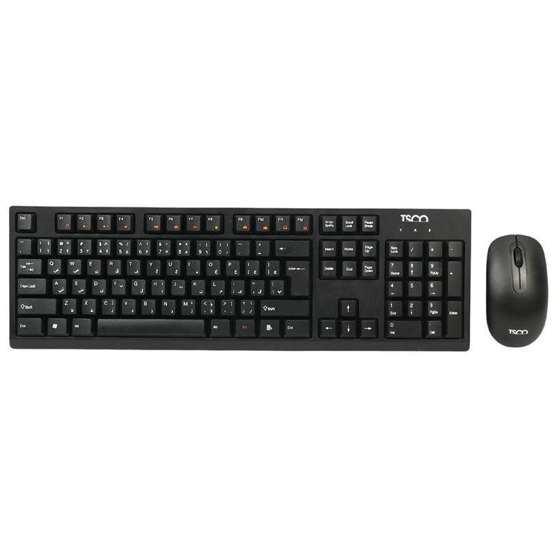 کیبورد و ماوس بیسیم تسکو مدل TKM 7019WTSCO TKM 7019W Wireless Keyboard And Mouse