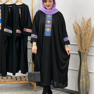 مانتو عبایی مدل هورا/پرنیان