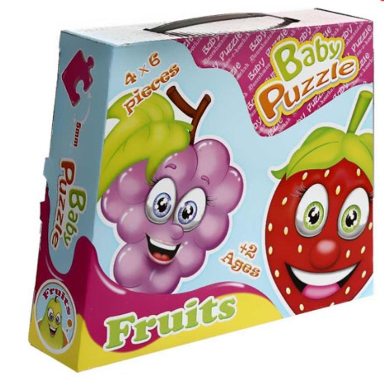اسباب بازی پازل 4 قطعه میوه ها