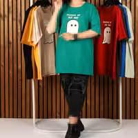 تیشرت لانگ روح لطیف صددرصدپنبه اعلا