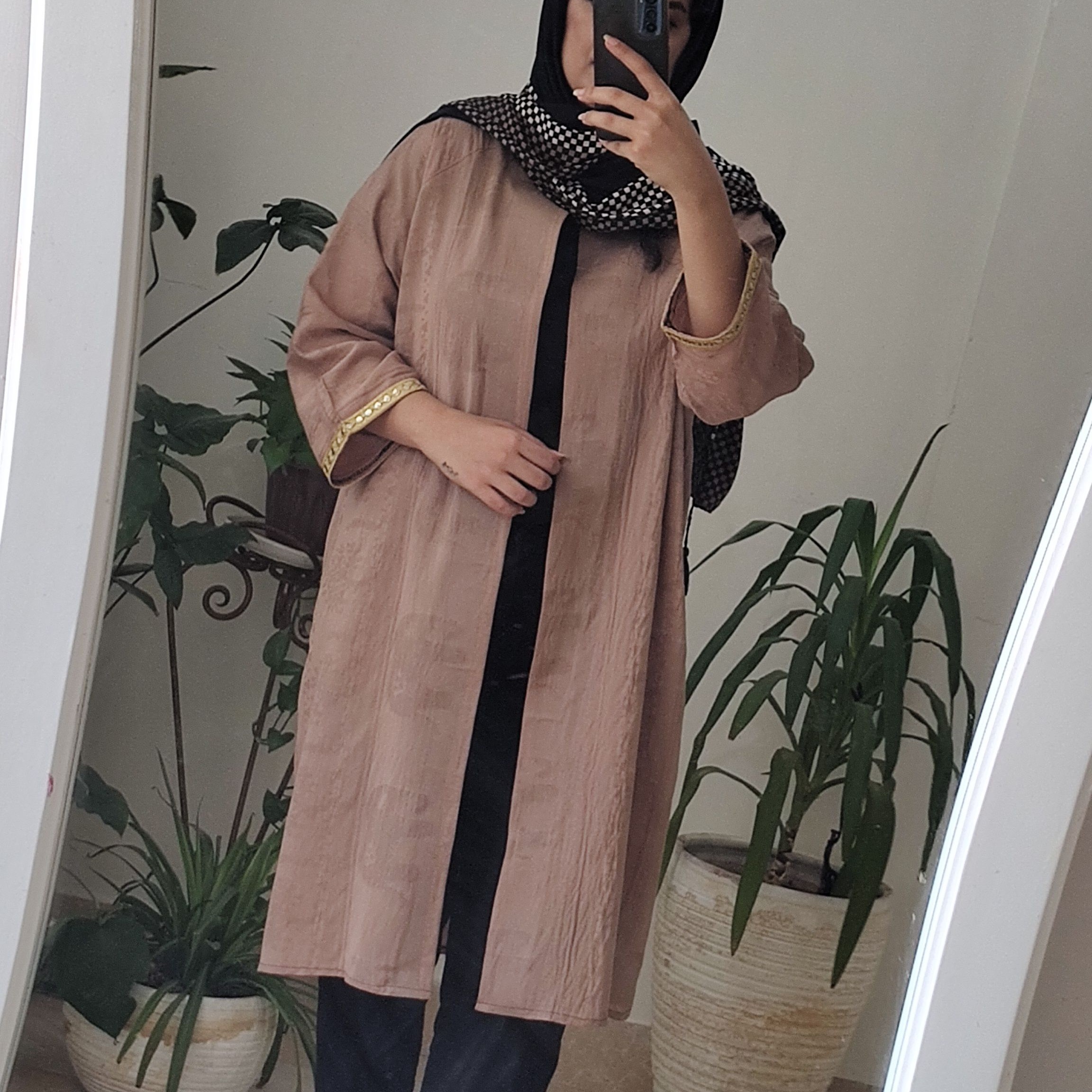 مانتو عبایی کتیبه  