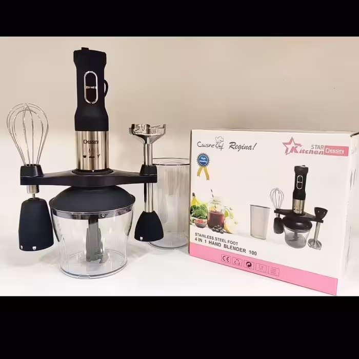 گوشکوب غذا ساز4کاره دسینی اصل
2 موتوره  قابلیت تنظیم قدرت دستگاه
