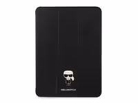 کیف چرمی آیپد پرو 12.9 اینچ طرح کارل برجسته CG Mobile iPad Pro 12.9 2020/2021 Karl Lagerfeld Leather Case