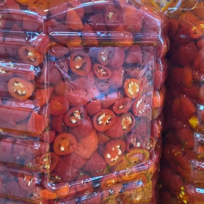 ترشی فلفل هالوپینو اسلایس قرمز