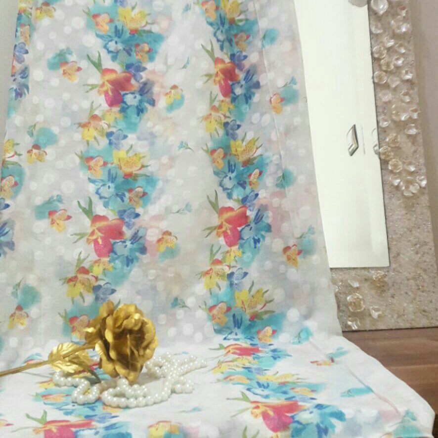 روسری حریر مجلسی