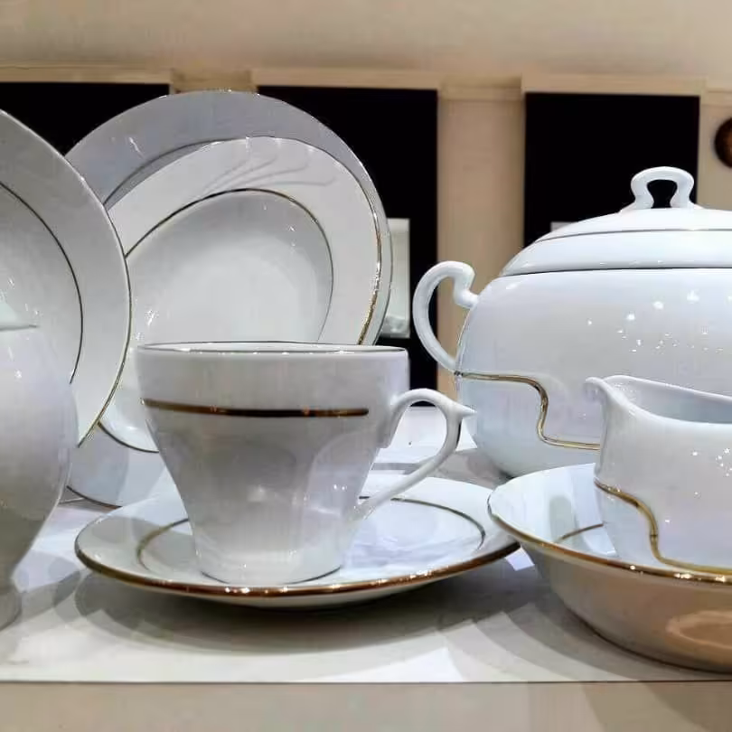 چینی مقصود دوخط طلا کامل