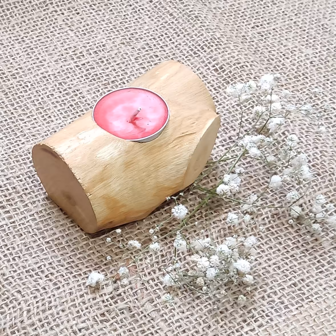 جا شمعی چوبی کد17