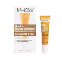 سرم دور چشم بالانس مدل Gold Marine Collagen جوانساز و ترمیم کننده 15 میلی لیتر